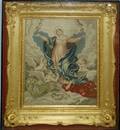 161 NEEDLEWORK PICT OF THE MADONNA WANGELS