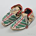 Lakota Beaded Hide Moccasins