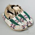 Cheyenne Beaded Hide Moccasins