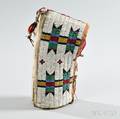 Lakota Beaded Hide Toy Cradle