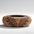 Maidu Coiled Basketry Bowl