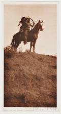 Curtis Photogravure Ready for the Charge Apsaroke