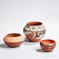 Three Southwest Pottery Bowls