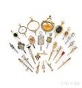 Collection of Twentyfive Watch Keys