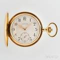 A Lange amp Sohne 18kt Gold Hunter Case Watch