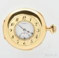 Touchon amp Co 18kt Gold Demihunter Case Minute Repeating Watch