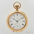merican Watch Company 18kt Gold Model 1872 Open Face Watch