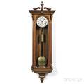 Walnut Vienna Thirtyday Wall Timepiece