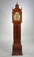 Samuel Hodges Mahogany Longcase Clock