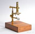 Louis Joseph Deleuil Monocular Microscope