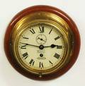 1123 BRASS CASED SHIPS CLOCK