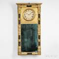 Samuel Abbott Gilt Front Mirror Clock