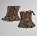 Leather Leggings Identified to LW Davis Company C 44th New York State Militia