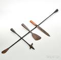 Four Wrought IronSteel Whaling Tools
