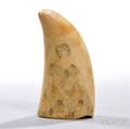 Scrimshawdecorated Whales Tooth