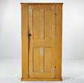 Yellowpainted Pine Cupboard