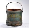 Bluepainted Pine CURRANTS Pail