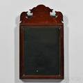Small Queen Anne Mahogany Mirror