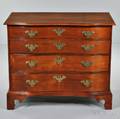 Cherry Serpentine Chest of Drawers