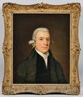 American School Late 18th Century Portrait of a Gentleman Reportedly a Governor of New Hampshire