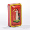 Paintdecorated Tin Snuff Box