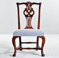 Carved Mahogany Side Chair