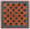 Paintdecorated Checkerboard