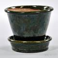 Greenglazed Flowerpot