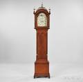 Carved and Inlaid Cherry Tall Case Clock