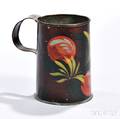 Paintdecorated Tin Mug