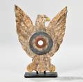 Paintdecorated Cast Iron Eagleform Shooting Target