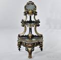 Victorian Motherofpearl Threetier Shelf Stand