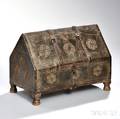 Ironbound Carved Oak Chest