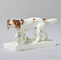 Meissen Porcelain Figure of a Setter