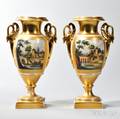 Pair of Limoges Porcelain Vases