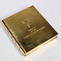 Tiffany amp Co Silvergilt Presentation Cigar Box