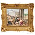 KPM Porcelain Plaque Depicting Roman Ruins