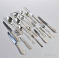 Assembled Kirk amp Son Repousse Pattern Sterling Silver Flatware Service