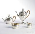 Fourpiece George III Sterling Silver Tea and Coffee Service