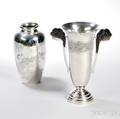 Two Southeast Asian Silver Vases