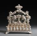 Polish 875 Silver Hanukkah Lamp