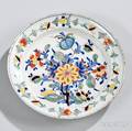 Dutch Delftware Polychrome Decorated Charger