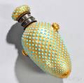 Jeweled Coalport Porcelain Scent Bottle