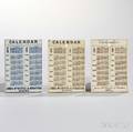 Thirtynine Wedgwood Queens Ware Calendar Tiles