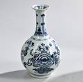London Delft Blue and White Water Bottle