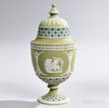 Wedgwood Tricolor Jasper Diceware Vase and Cover