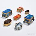 Seven Agate Boxes