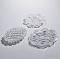 Three American Brilliantcut Colorless Glass Dishes