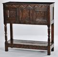 Jacobeanstyle Carved Oak Livery Cupboard