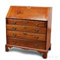 Chippendale Walnut Slantlid Desk
